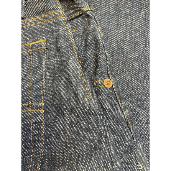 Vintage Levis 701 Rider Jeans Womens 25/33 Button Fly Made USA Rigid Denim 90s - Picture 3 of 16